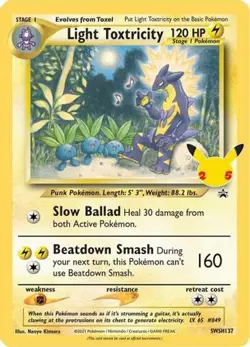 Light Toxtricity SWSH137 HOLO P Sword & Shield Promo Pokemon LP - Image 4