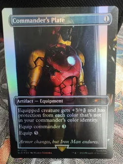 Commander's Plate (1733) (Rainbow Foil) Secret Lair Drop Foil - Image 1