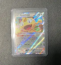 2026 Pokemon Perfect Order Meowth ex 062/088 Double Rare Holo NM+ - Image 1
