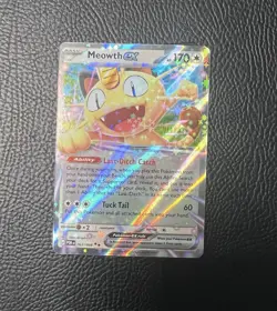 2026 Pokemon Perfect Order Meowth ex 062/088 Double Rare Holo NM+ - Image 2