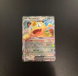 2026 POKEMON PERFECT ORDER MEOWTH EX 062/088 DOUBLE RARE NM - Image 1