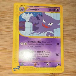 Pokemon TCG Haunter Skyridge Common Regular 63/144 2003 Stage 1 70 HP English - Image 1
