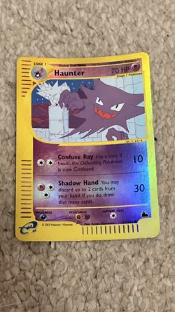 Pokemon TCG Haunter Card Skyridge 63/144 Reverse Holo 2003 Nintendo - Image 1