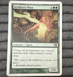 Seedborn Muse MTG 9th Edition 2005 Green Rare English #270/350 Authentic - Image 1