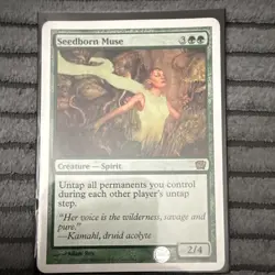 Seedborn Muse MTG 9th Edition 2005 Green Rare English #270/350 Authentic - Image 3
