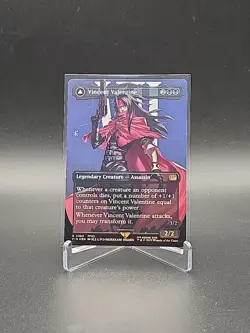 Vincent Valentine - Borderless - Foil - Final Fantasy - MT/NM - Image 1