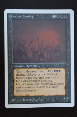 Magic The Gathering MTG DEMONIC HORDES Unlimited Edition NM Near Mint - Image 1