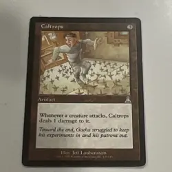 1999 Caltrops 129 Urza's Destiny Regular English Uncommon Artifact - Image 1