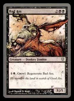 Bad Ass 49 Common Unhinged Magic: The Gathering Lightly Played - Image 1
