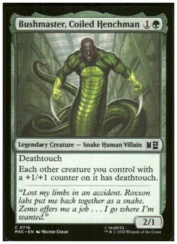 Bushmaster, Coiled Henchman 716 Commander: Marvel Super Heroes Magic - Image 1