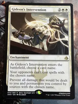 1x Gideon's Intervention (15) Amonkhet LP MTG Magic the Gathering x1 MKE - Image 1