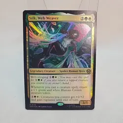 Silk Web Weaver Foil SPM NM MTG Near Mint Fast Shipping From Canada - Image 1