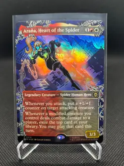 Arana, Heart of the Spider (Borderless) Foil R Marvel's Spider-Man 213 NM - Image 1