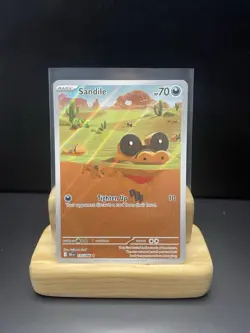 Pokemon Sandile 135/086 Sv: Black Bolt Holo - Image 1