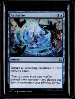 Aetherize - 151 - FDN - NM - MTG Magic the Gathering - Image 1
