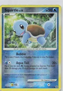 Squirtle 112/132 Secret Wonders Pokemon TCG English 2007 - Image 1