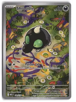 Shroodle 149/132 Illustration Rare Mega Evolution Pokemon Holo NM - Image 1