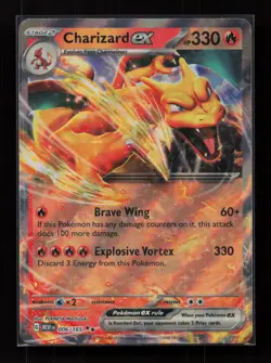 Charizard ex 006/165 Double Rare 151 Pokemon Near Mint - Image 1