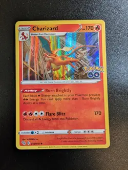 Charizard 010/078 Holo Rare Pokemon GO Pokemon Holo Near Mint - Image 1