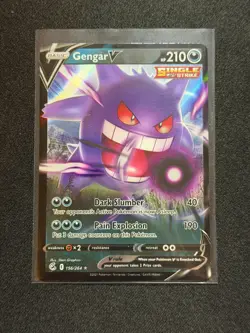 Pokemon TCG Gengar V 156/264 Fusion Strike Ultra Rare Holo NM - Image 1