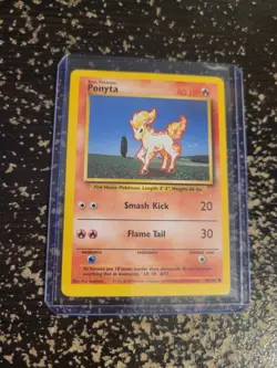 Ponyta 60/102 Pokemon Base Set Common - Image 1