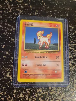Ponyta 60/102 Pokemon Base Set Common - Image 3