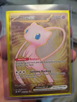 Mew EX Gold Metal Card #205/165 SV Scarlet & Violet 151 Pokemon UPC Promo - Image 1