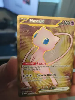 Mew EX Gold Metal Card #205/165 SV Scarlet & Violet 151 Pokemon UPC Promo - Image 3