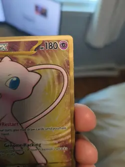 Mew EX Gold Metal Card #205/165 SV Scarlet & Violet 151 Pokemon UPC Promo - Image 4