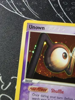 Unown (N) N/28 Unseen Forces Holo Rare EN 60HP Vintage Pokemon Company TCG - Image 2