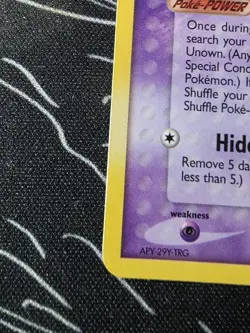 Unown (N) N/28 Unseen Forces Holo Rare EN 60HP Vintage Pokemon Company TCG - Image 5