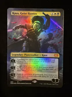 MTG / Kaya, Geist Hunter / VOW / #280 / FOIL (Borderless) / Mythic / NM - Image 1