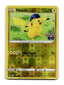 Pikachu (28) Pokemon GO 028/078 Reverse Holo - Image 1