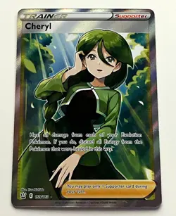 Pokemon TCG Cheryl 159/163 Battle Styles Ultra Rare Full Art Holo ENG - Image 1