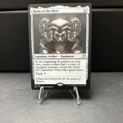 Helm of the Host R Commander: Bloomburrow 276 NM Rare MTG BLC Magic - Image 1