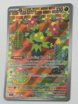 Maractus 160/159 Sv09: Journey Together Holo Pokemon Card Single - Image 2