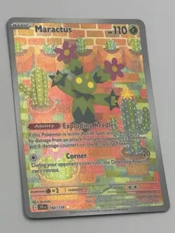 Maractus 160/159 Sv09: Journey Together Holo Pokemon Card Single - Image 4