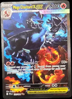 Mega Charizard X EX 125/094 Me02 Phantasmal Flames Holo English - Image 3