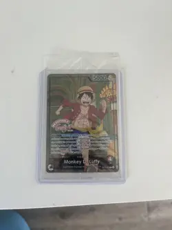 Carte One Piece TCG – Monkey D. Luffy OP13-001 – Musee Grevin Paris Exclusive - Image 1
