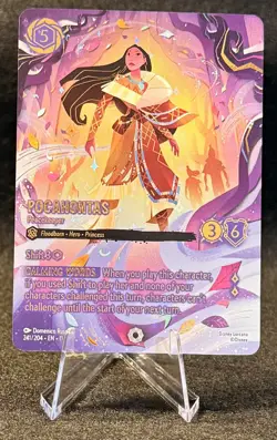 Disney Lorcana - Pocahontas - Peacekeeper (ICONIC) 241/204 Winterspell -NM!!!!!! - Image 3