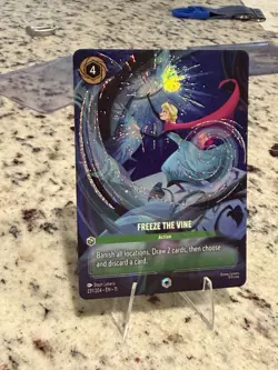 Disney Lorcana Freeze the Vine 231/204 Winterspell Enchanted - Image 2