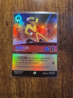 Disney Lorcana Fabled Powerline Musical Superstar Epic Foil 215/204 - Image 1