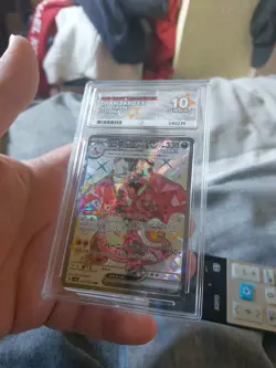 2023 Ace 10 Slab Charizard SSR 331/190 Shiny Treasure Ex Japanese Pokemon - Image 1
