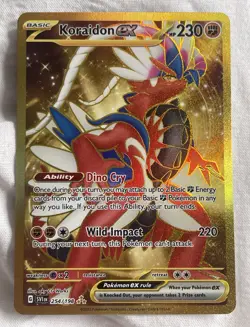 Pokemon TCG Koraidon ex Full Art Holo Hyper Rare 254/198 SV01 EN 2023 230HP - Image 1