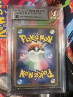 Pokemon Pikachu EX EXP 20th Anniversary 1st Ed Japanese Full Art #094 BGS 9 - Image 2