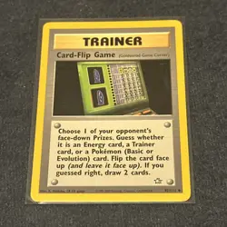 Pokemon TCG Card-Flip Game (Goldenrod Game Corner) 92/111 Neo Genesis Vintage NM - Image 1
