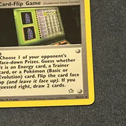 Pokemon TCG Card-Flip Game (Goldenrod Game Corner) 92/111 Neo Genesis Vintage NM - Image 5