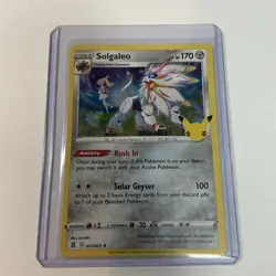 Solgaleo 021/025 Holo Rare Celebrations Pokemon Card - Image 1