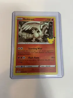 Reshiram - 002/025 - Holo Rare - Celebrations - POKEMON Card - Near Mint/Mint - Image 1