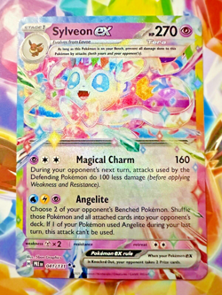 Sylveon ex 041/131 Holo Double Rare Prismatic Evolutions Pokemon Card NM - Image 1